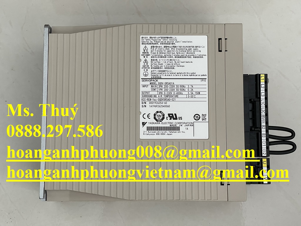 Servo Driver Yaskawa SGDV- 5R5A05A - New - Giá tốt