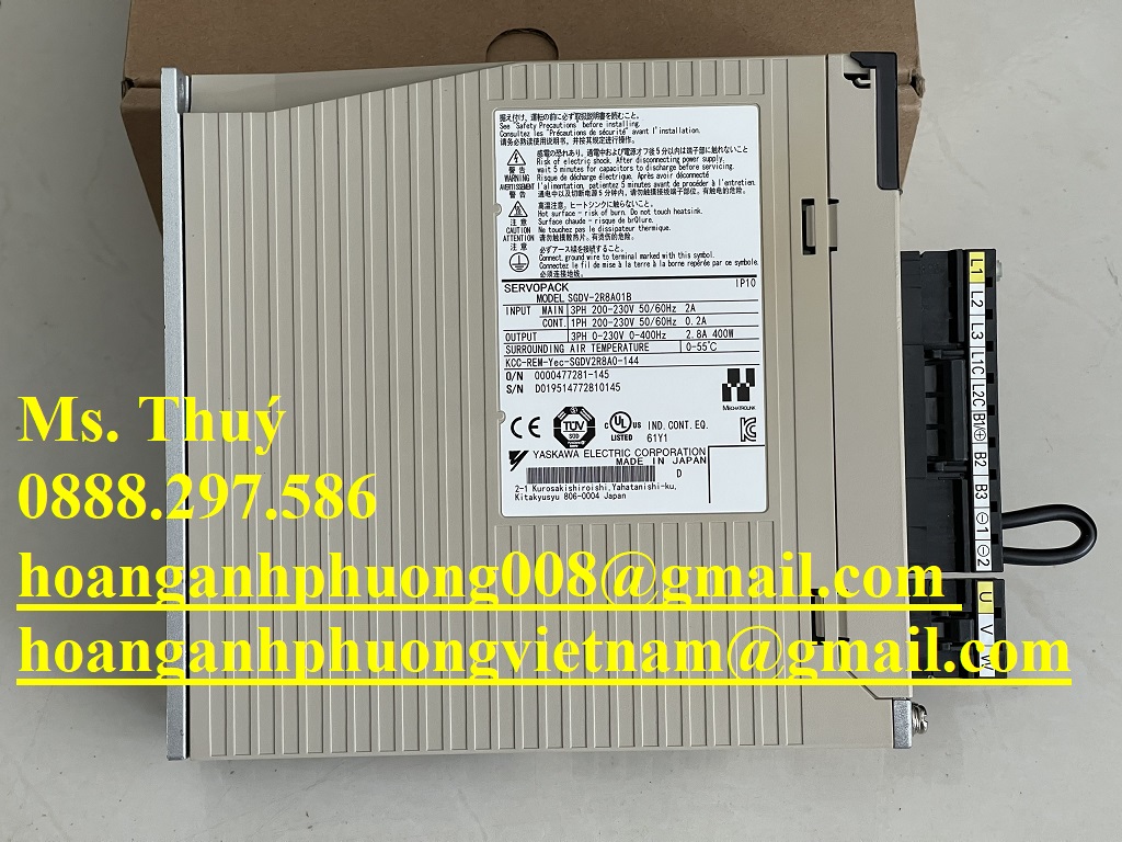 Yaskawa SGDV-2R8A01B - Bộ điều khiển nhập khẩu - Bình Dương