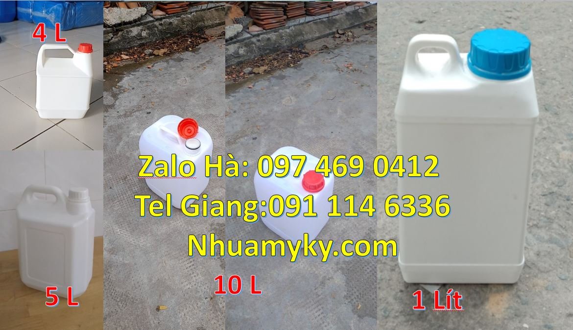 Bán can nhựa 10l có nắp thoát khí giá rẻ,can nhựa 5l đựng nước mắm dầu