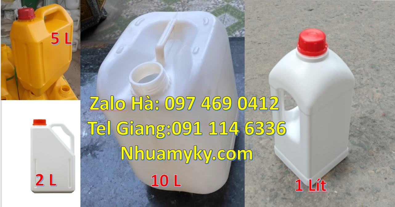 Bán can nhựa 10l có nắp thoát khí giá rẻ,can nhựa 5l đựng nước mắm dầu