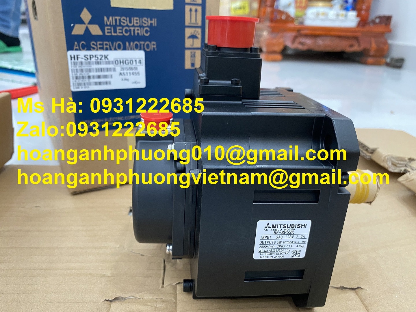 Motor HF-SP52K mitsubishi - bảo hành 12 tháng - hàng siêu tốt