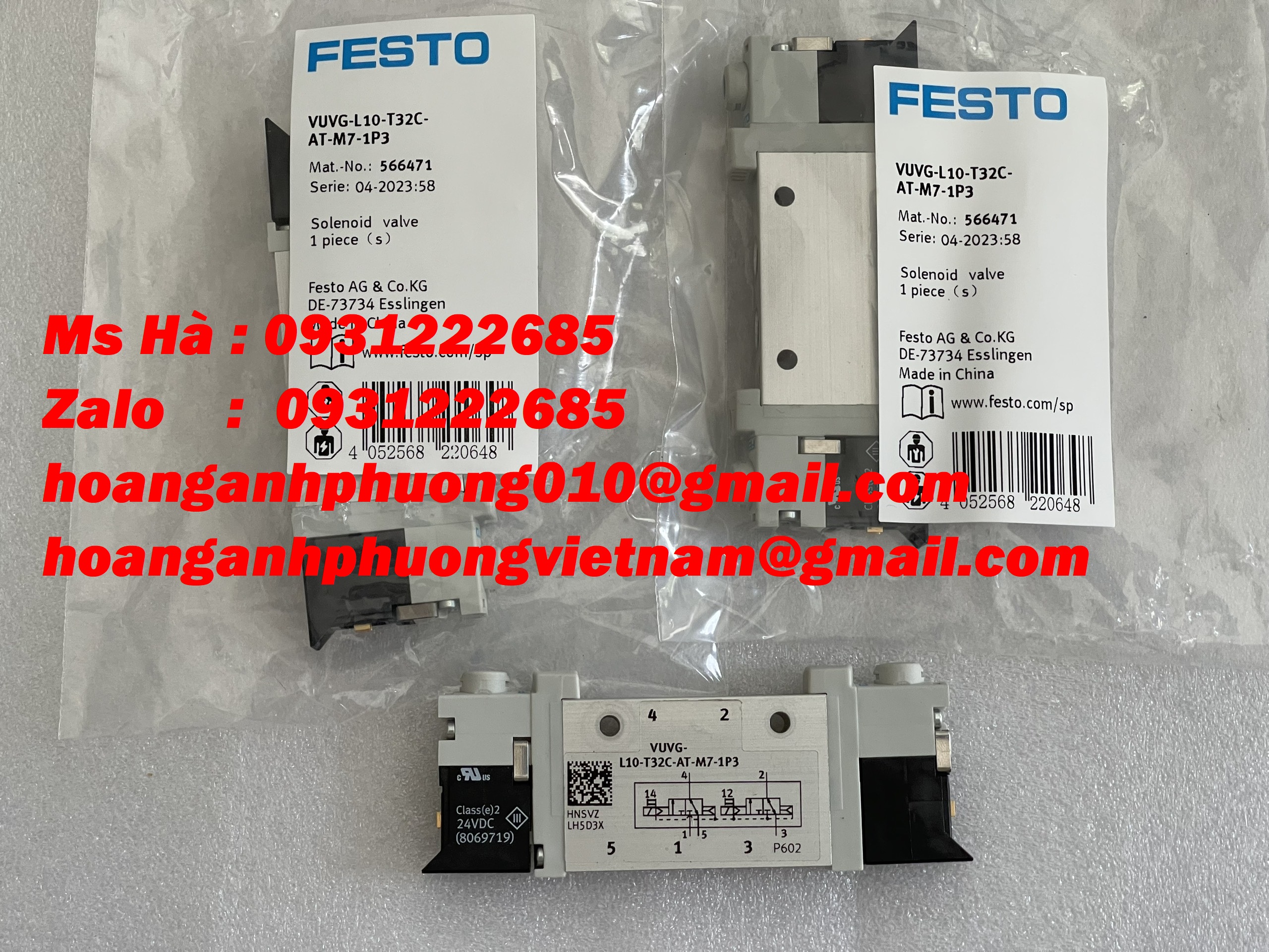 Valve solenoid festo VUVG-L10-T32C-AT-M7-1P3 hàng cạnh tranh giá