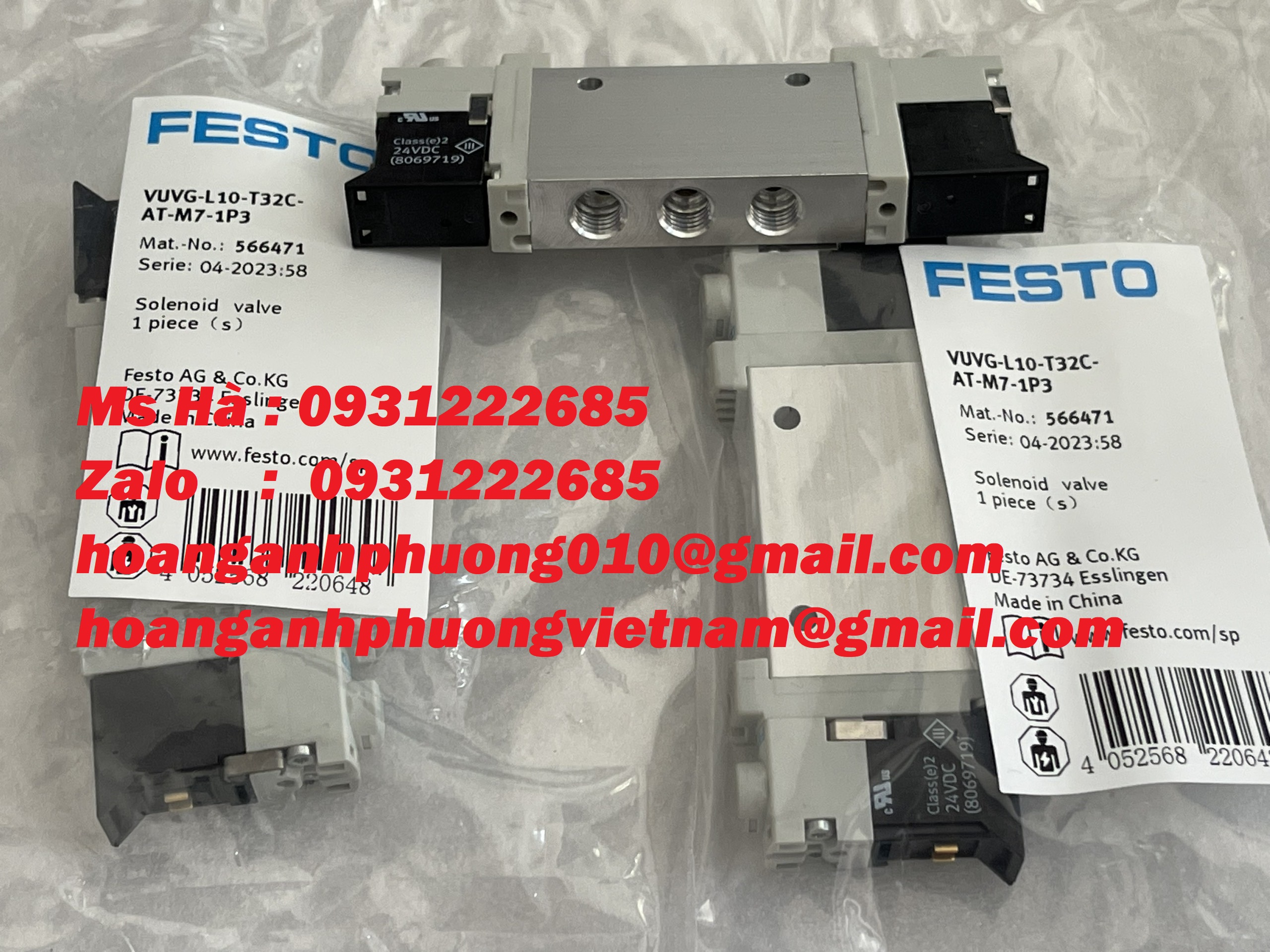 Valve solenoid festo VUVG-L10-T32C-AT-M7-1P3 hàng cạnh tranh giá