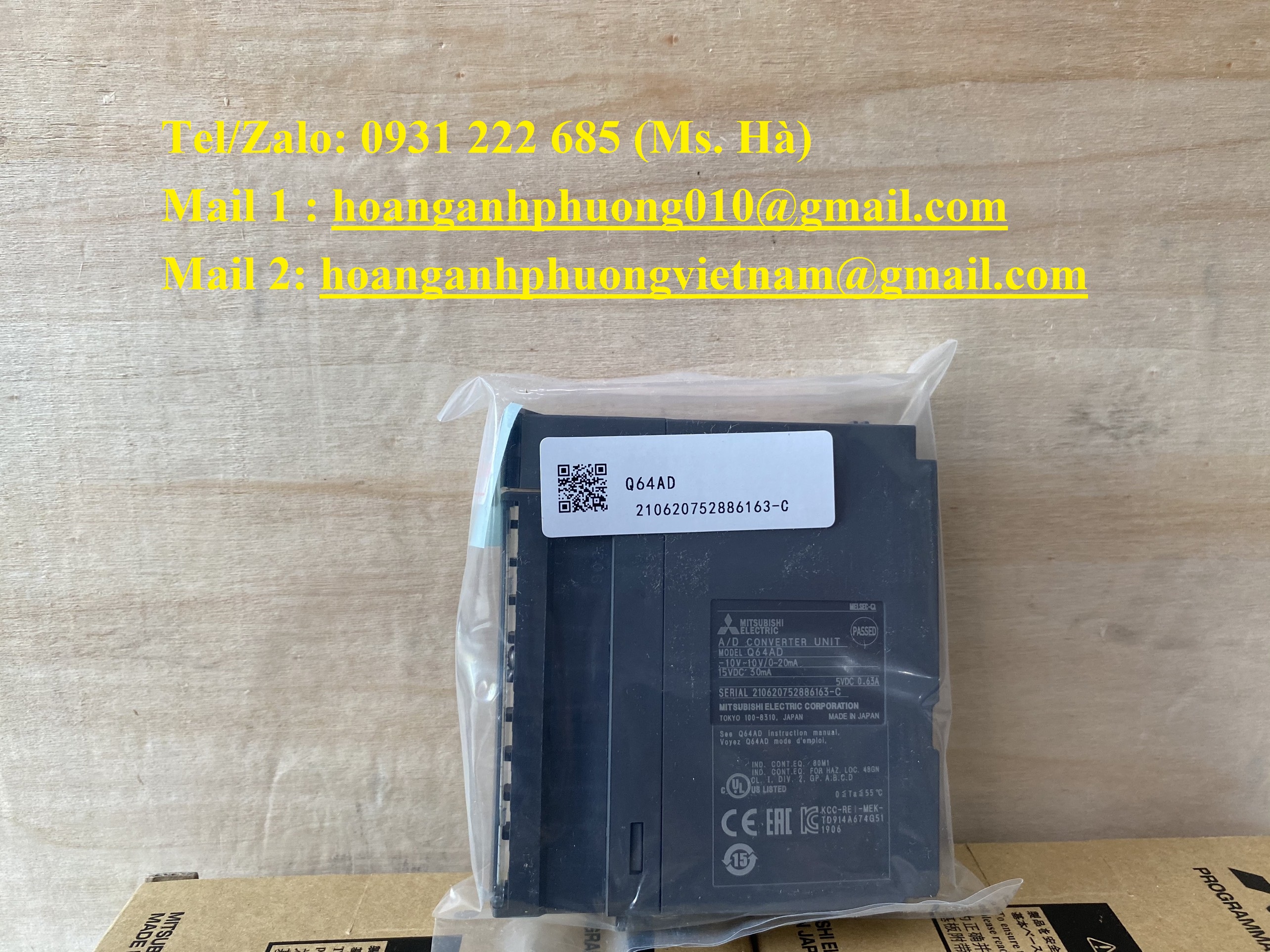 Q64AD mitsubishi - mô đun nhập khẩu - ưu đãi đặc biệt