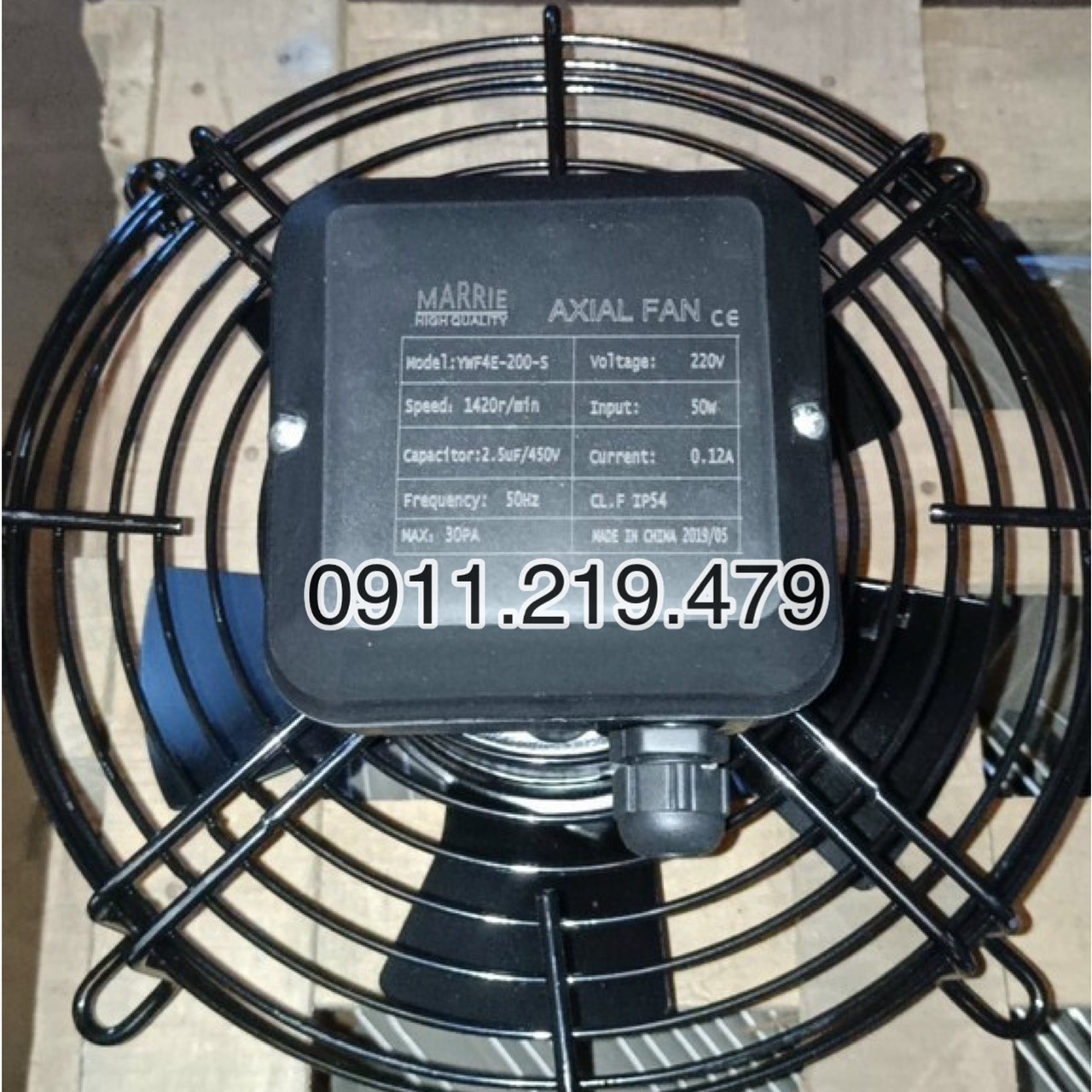 quạt công suất nhỏ dường kính cánh D200 model YWF4D-200S