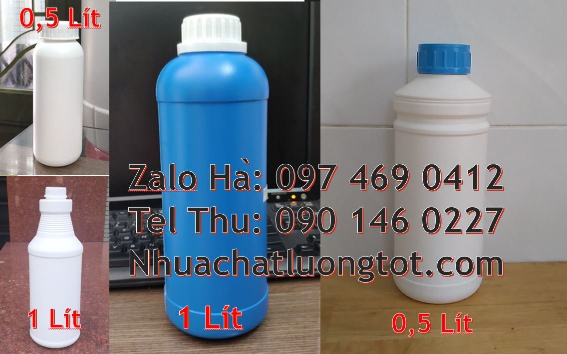 Bán chai nhựa 1l có nắp thoát khí,chai nhựa 0.5l xanh đựng thực phẩm