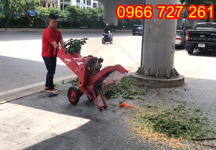 máy băm cành cây di động, máy băm cành cây đô thị