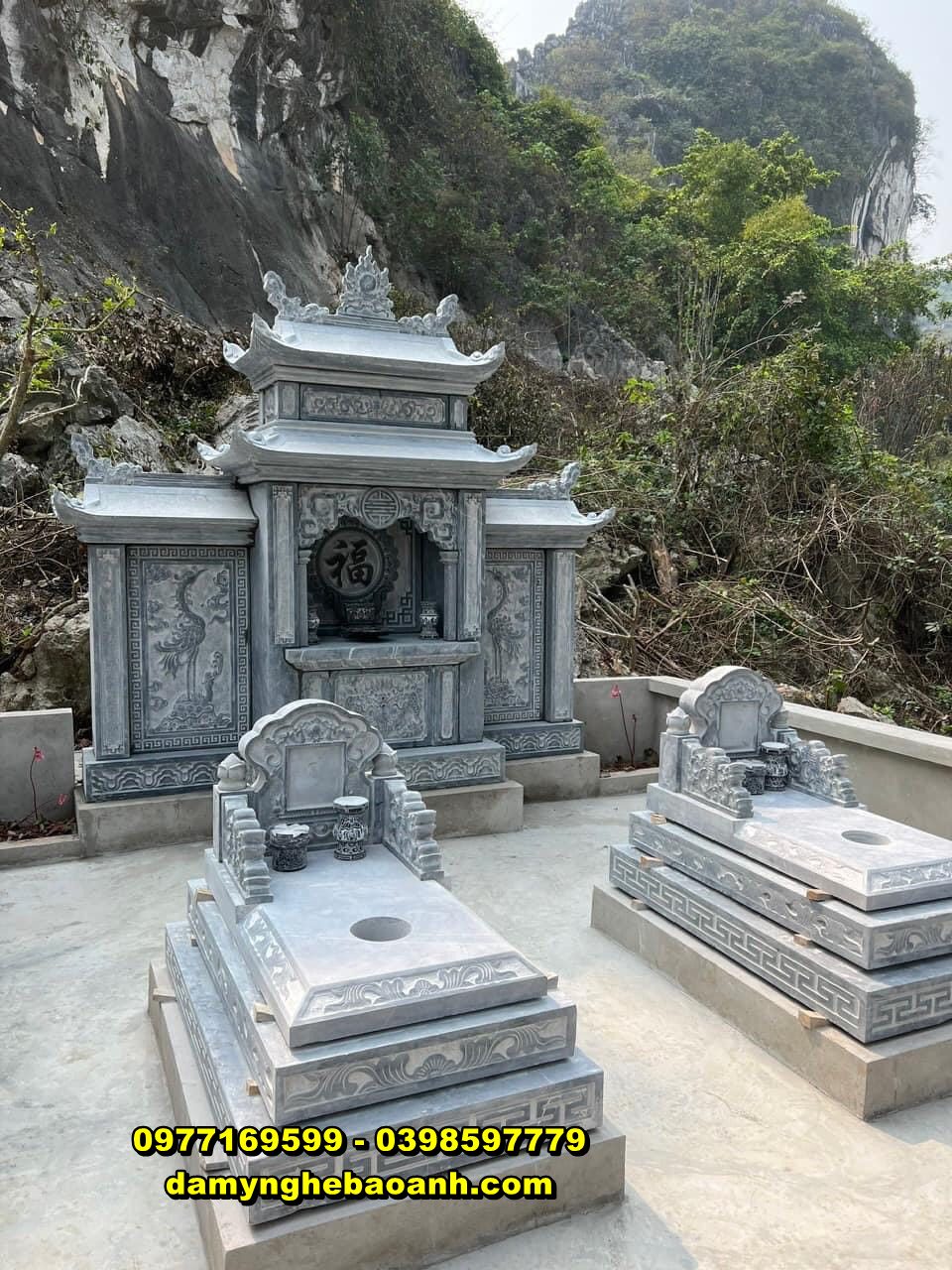 thêm khu lăng mộ đá mới lắp tại bình thuận
