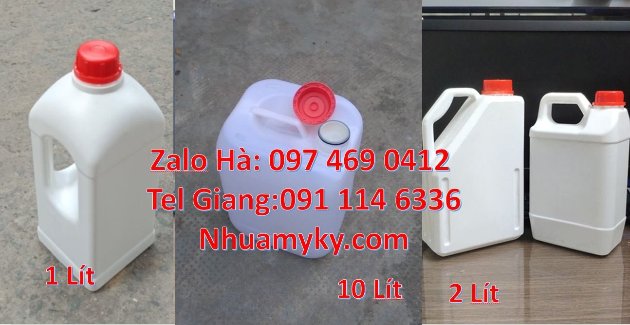 Bán can nhựa 2l có nắp thoát khí giá rẻ,can nhựa 10l đựng xăng dầu giá