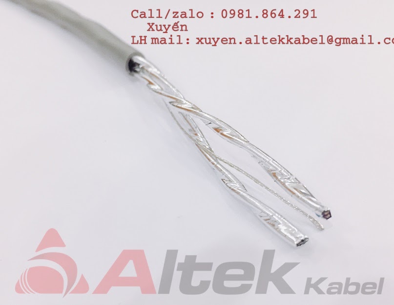 Dây cáp tín hiệu 2Pair 22AWG lõi đồng mềm chính hãng Altek Kabel