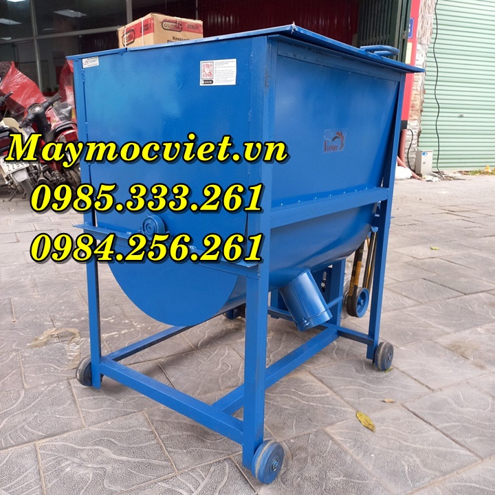Máy trộn giá thể, thức ăn chăn nuôi 50kg/ mẻ TVM50