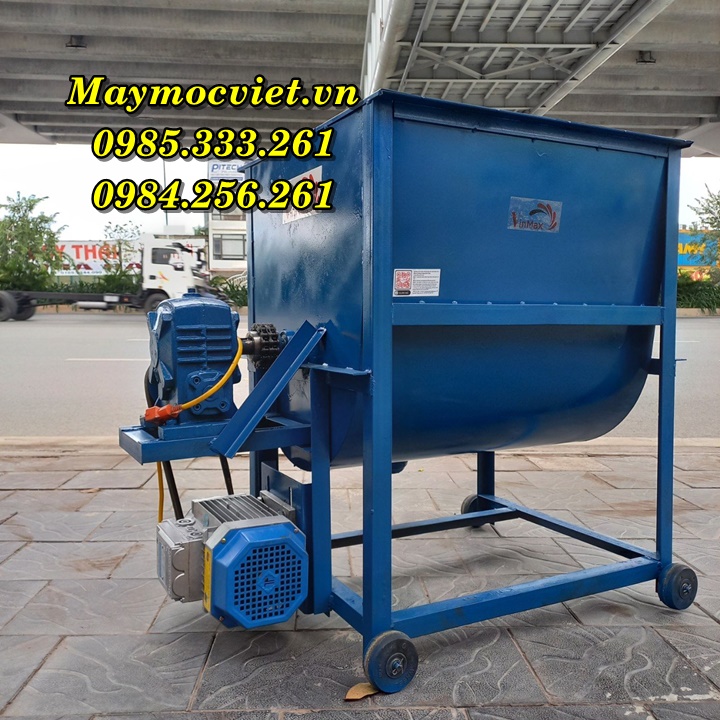 Máy trộn giá thể, thức ăn chăn nuôi 50kg/ mẻ TVM50