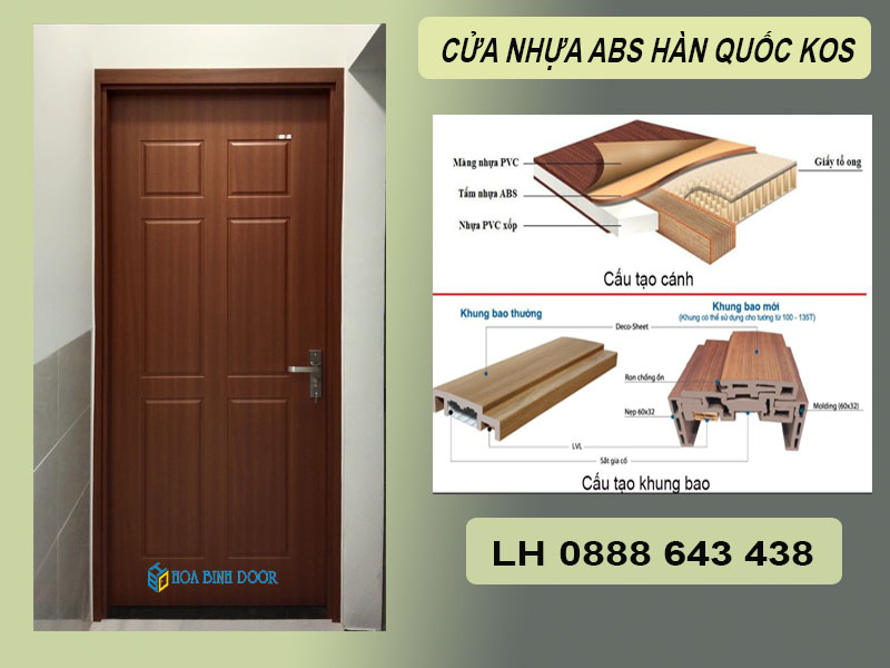 Cửa nhựa ABS Hàn Quốc  tại Bến Lức - Long An