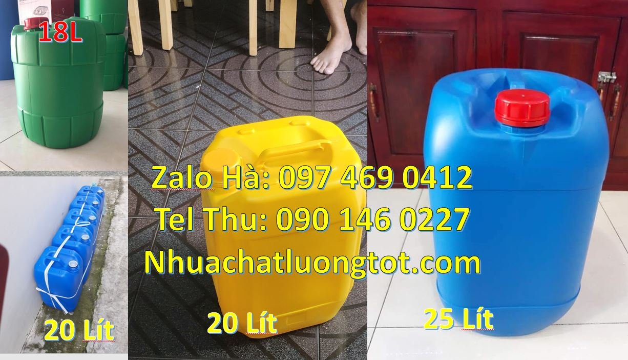 Bán thùng nhựa 20l có nắp thoát khí,thùng nhựa 30l có nắp vặn đựng nuo