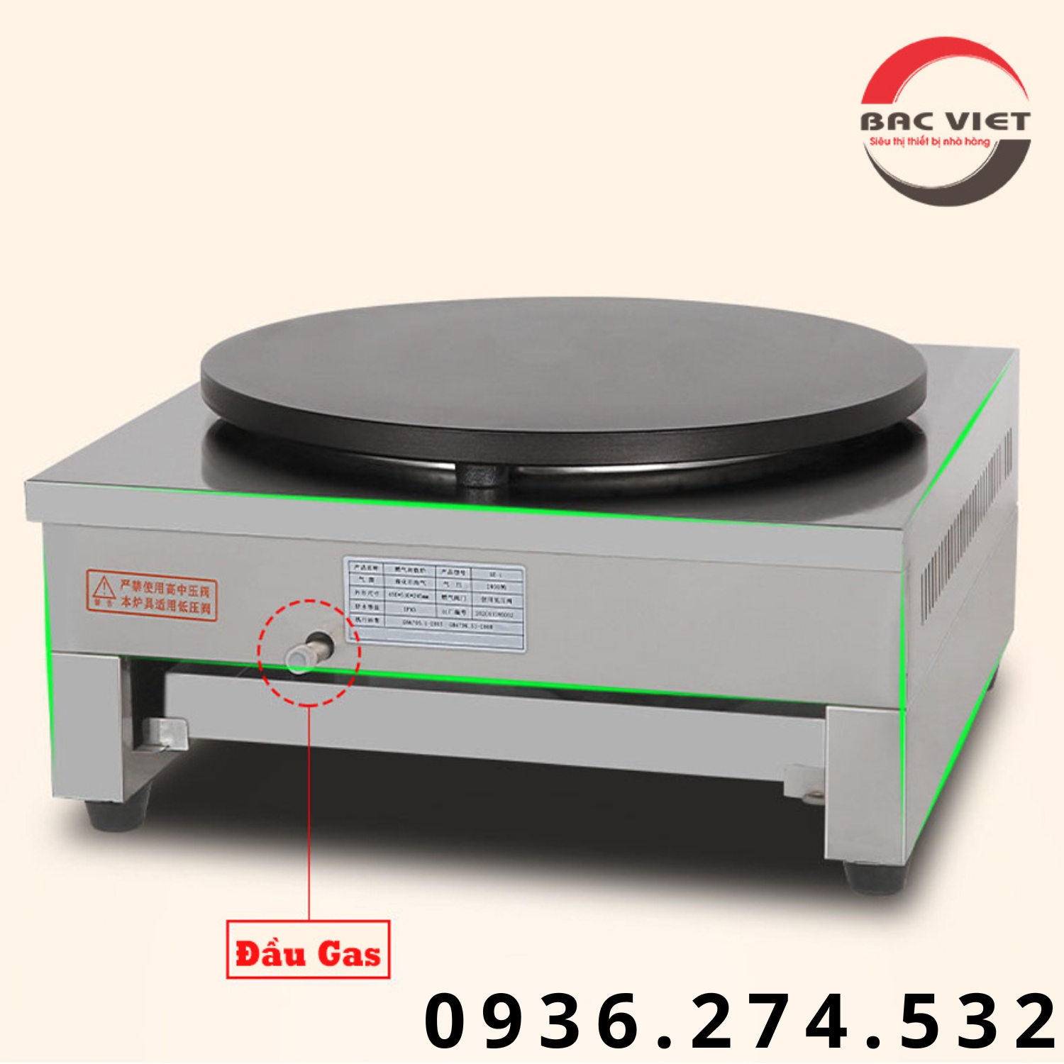 Máy làm bánh crepe ga - Hương vị độc đáo từ nước Pháp