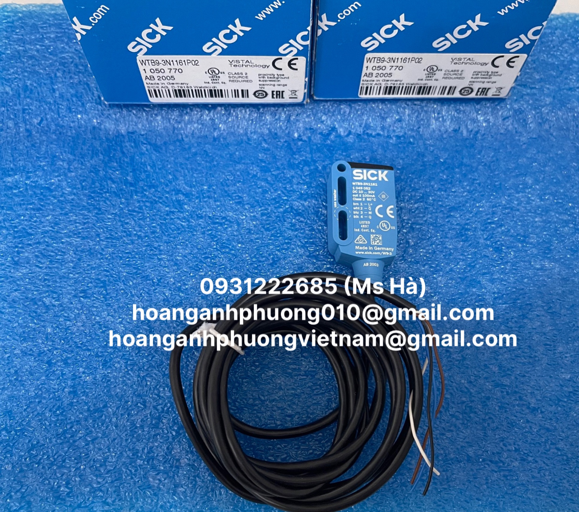 Cảm biến quang điện WTB9-3N1161P02 dòng Sick - giao nhanh