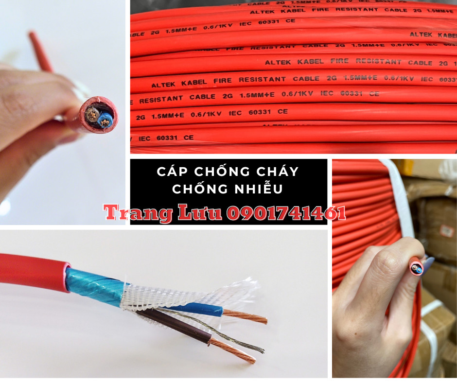 Dây dẫn chống cháy 2 ruột (chống cháy chống nhiễu)