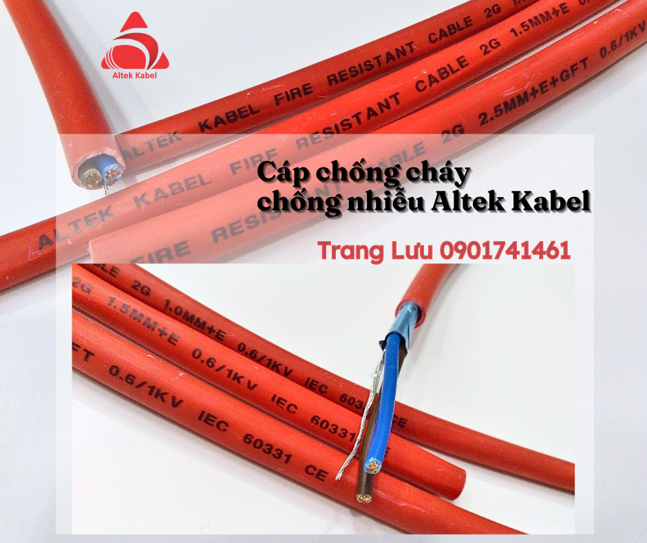 Dây dẫn chống cháy 2 ruột (chống cháy chống nhiễu)