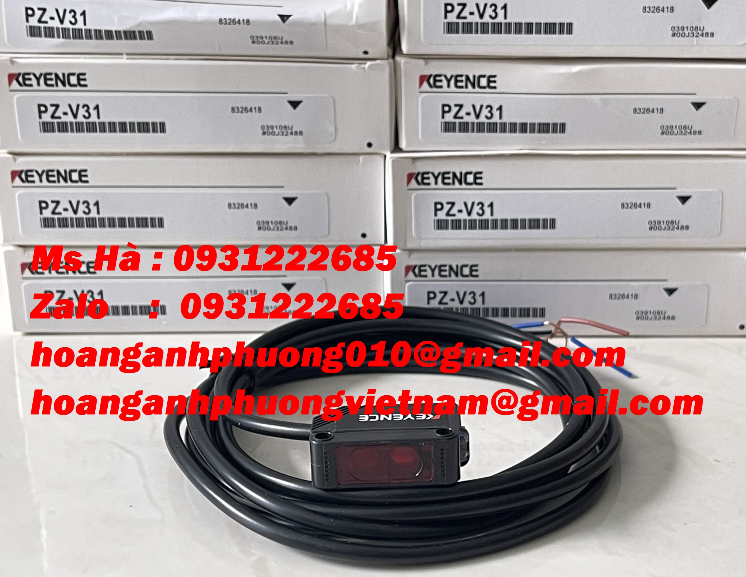 Keyence NPN PZ-V31  cảm biến dạng vuông  nhập chính hãng