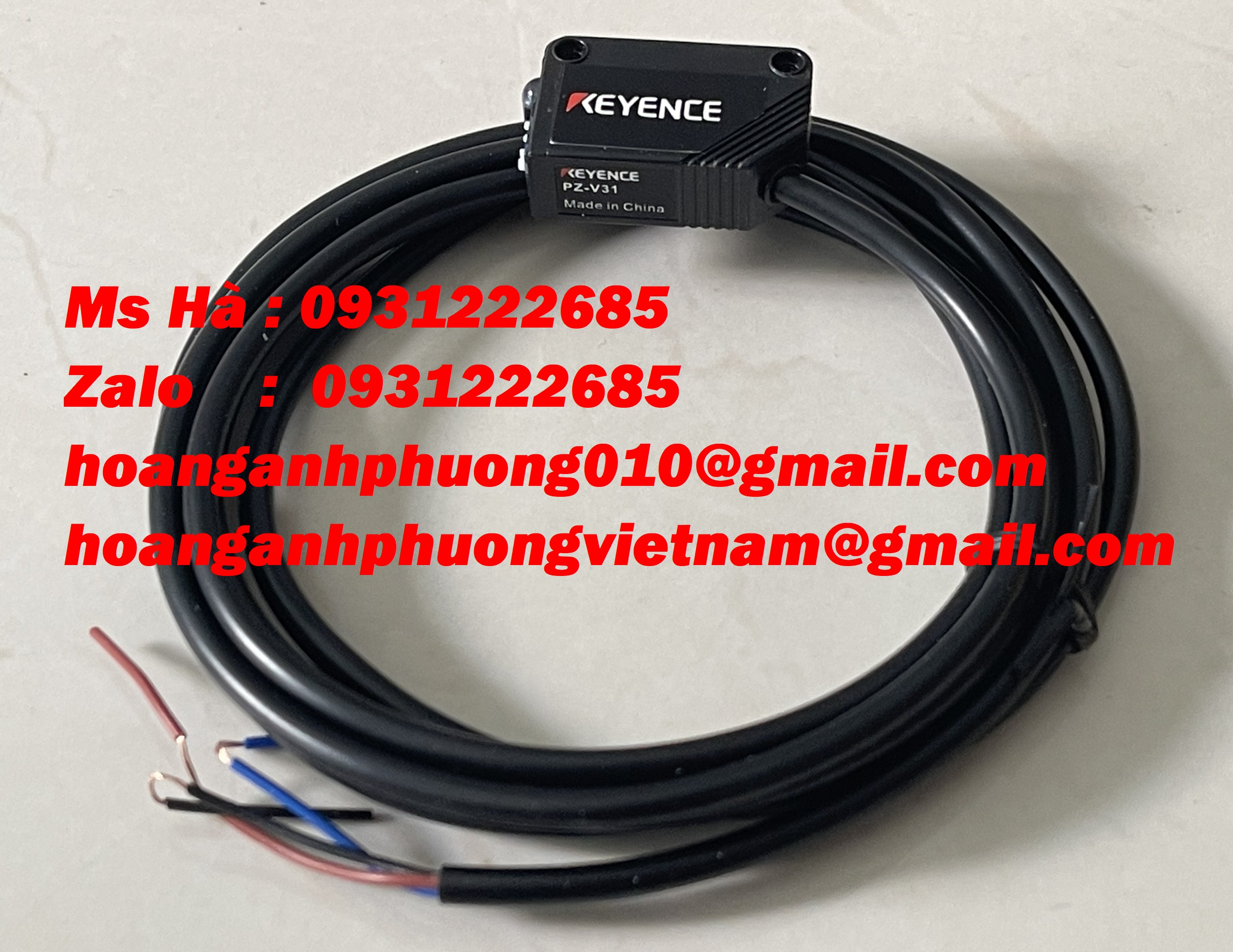 Keyence NPN PZ-V31  cảm biến dạng vuông  nhập chính hãng