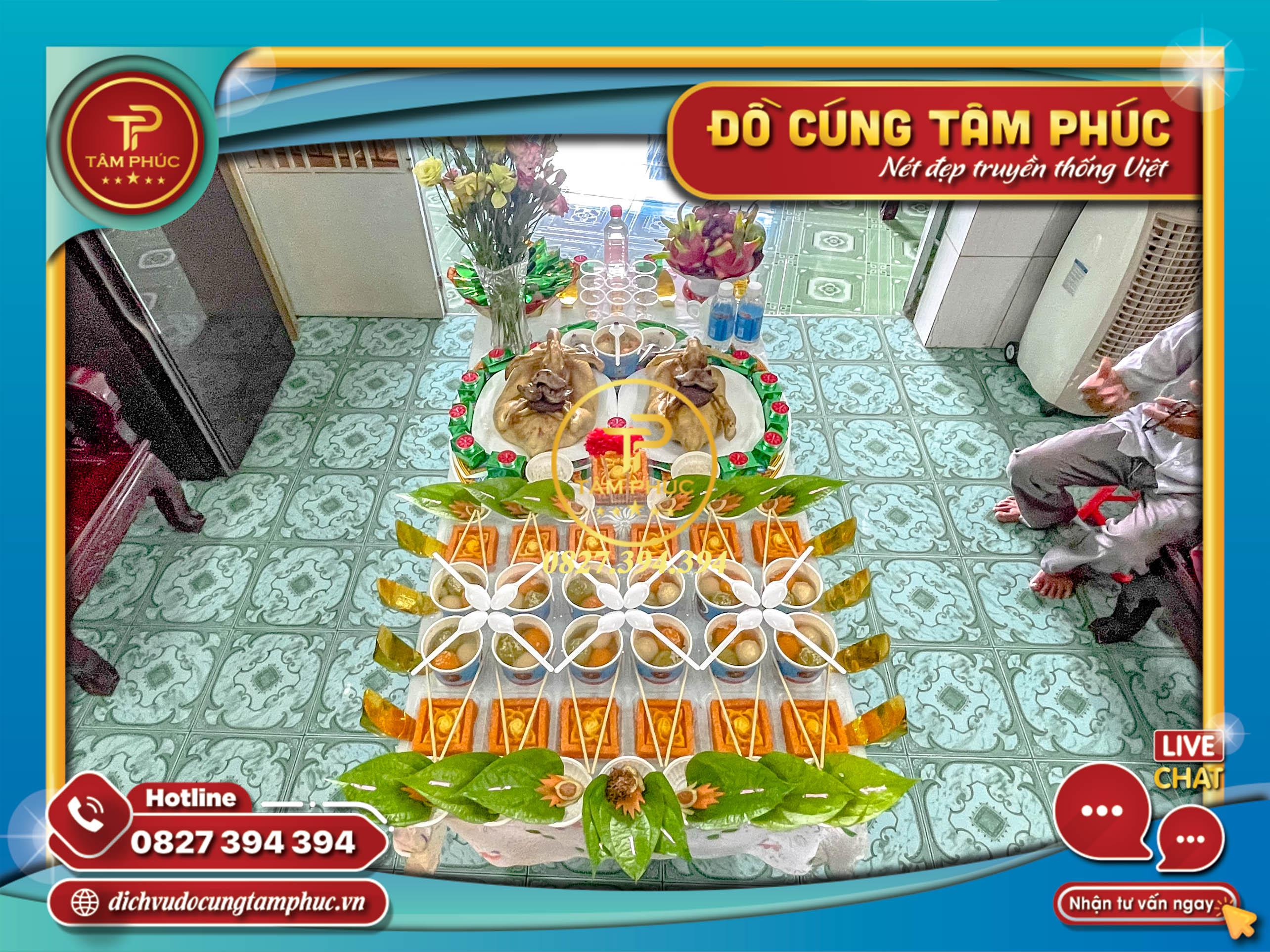 Dịch vụ mâm cúng đầy tháng trọn gói cho các bé