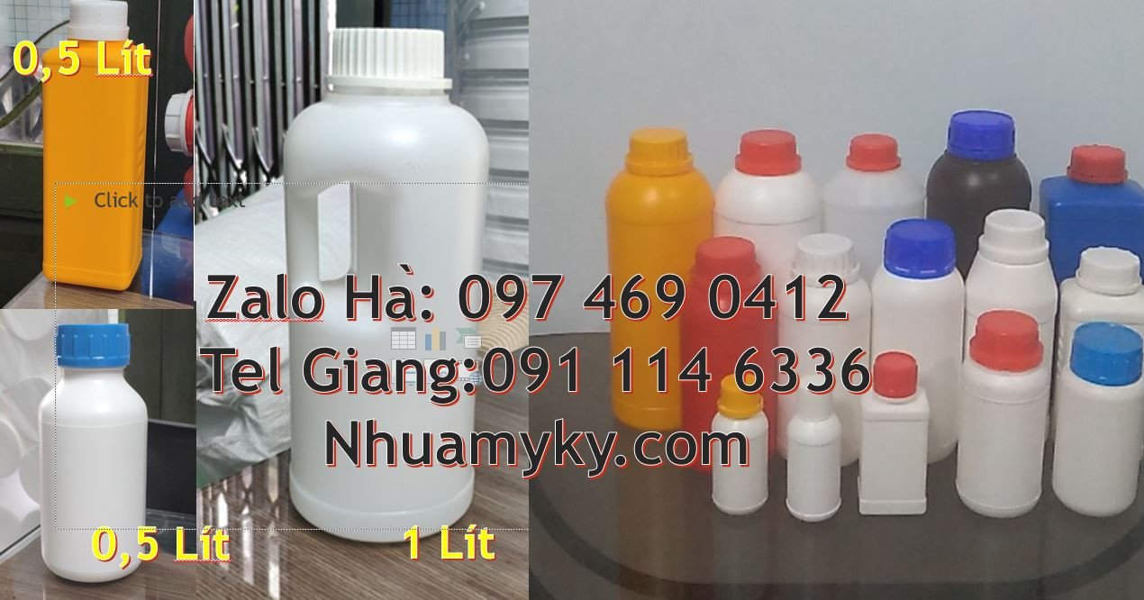 Bán chai nhựa 1l có nắp thoát khí đựng hóa chất,chai nhựa 500ml nắp va