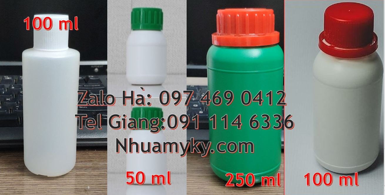 Bán chai nhựa 100ml có nắp thoát khí,chai nhựa 250ml màu trắng nắp vặn