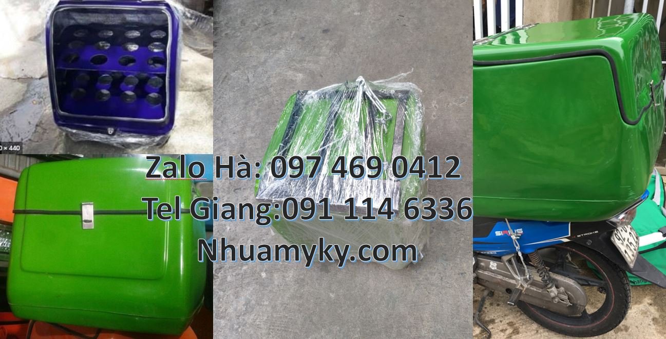 Bán thùng giao hàng đằng sau xe máy,thùng giao hàng thương mại điện tử