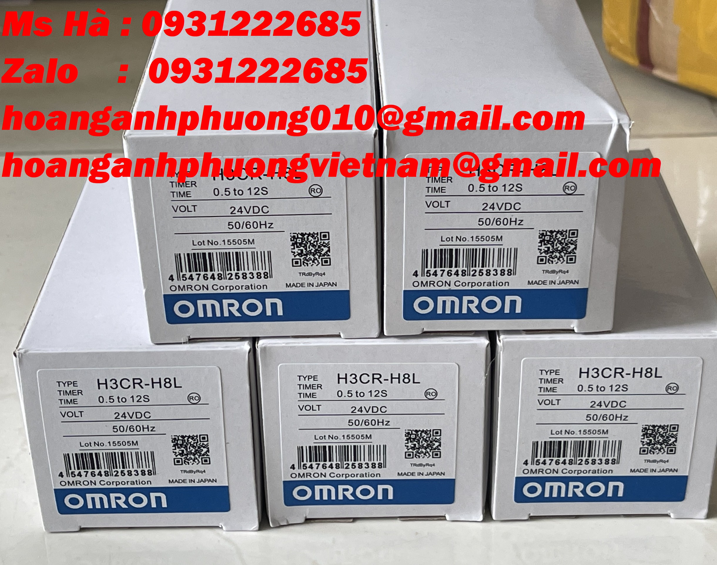 Bộ đặt thời gian H3CR-H8L dòng Omron - nhập khẩu giá tốt