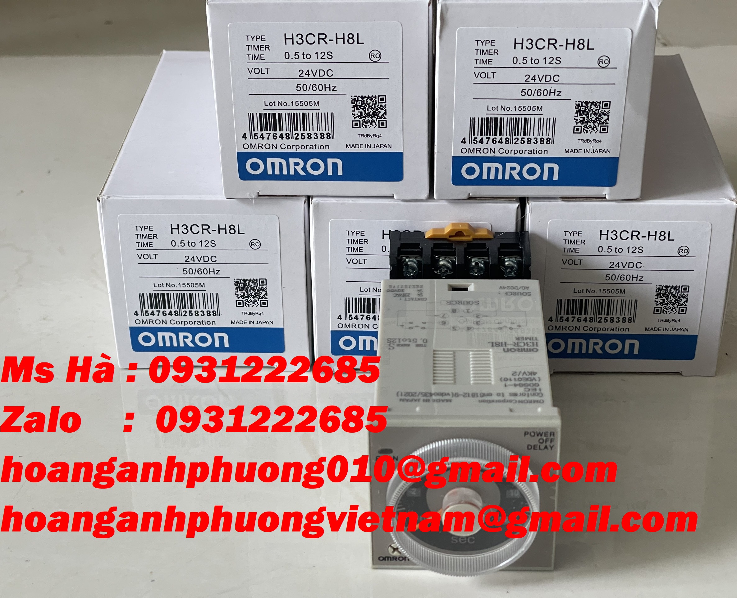 Bộ đặt thời gian H3CR-H8L dòng Omron - nhập khẩu giá tốt