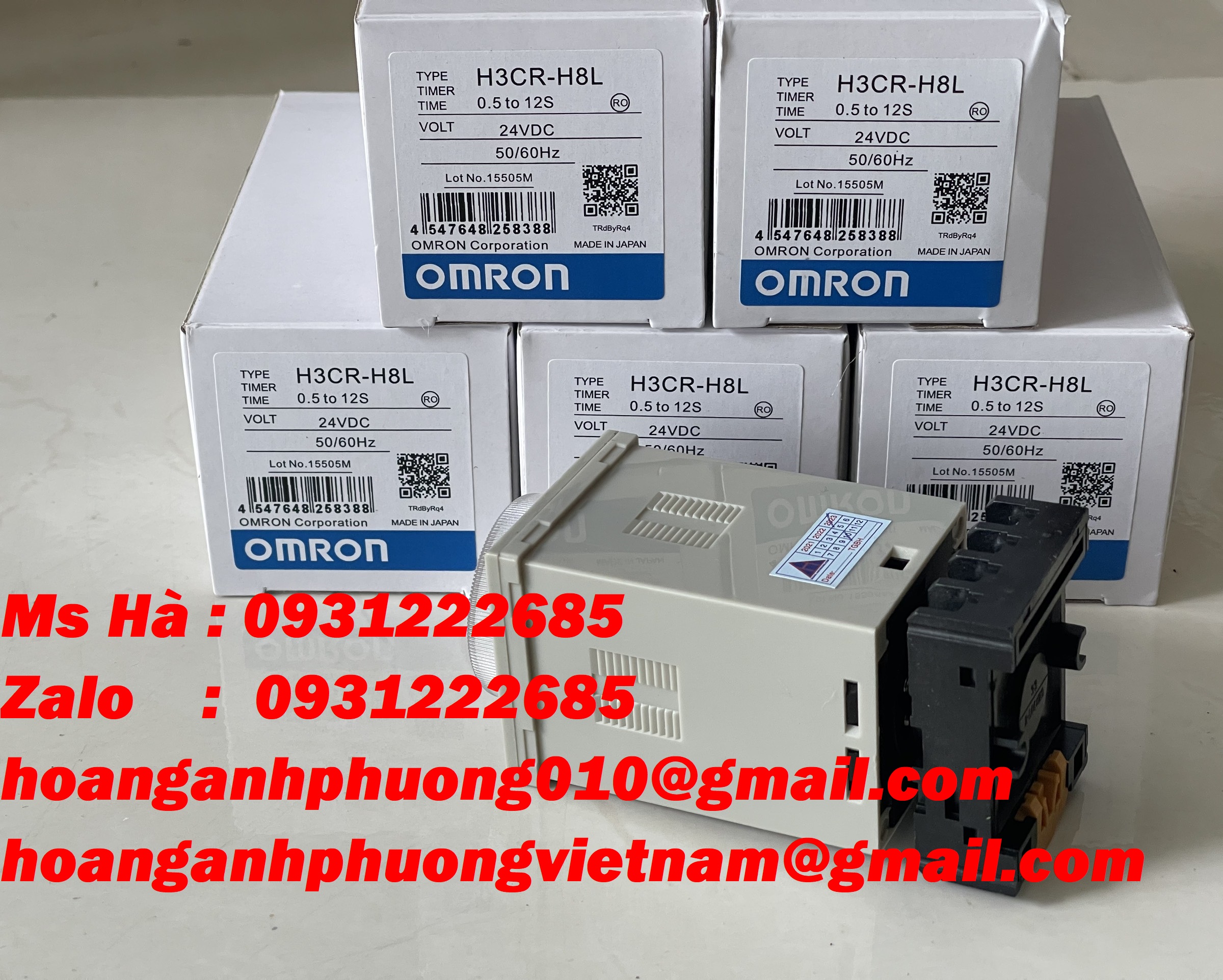 Bộ đặt thời gian H3CR-H8L dòng Omron - nhập khẩu giá tốt
