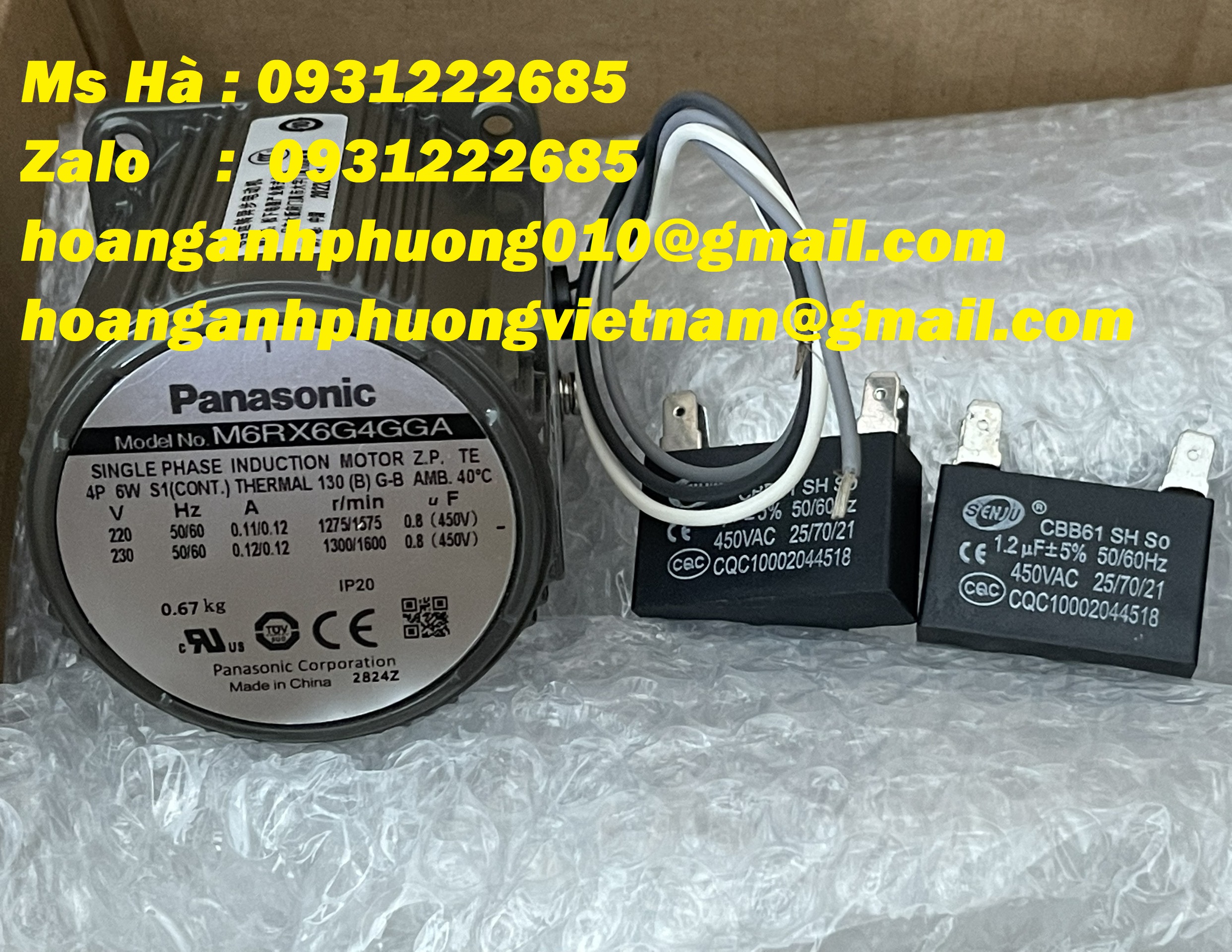 Motor nhỏ gọn panasonic M6RX6G4GGA giá cả siêu tốt