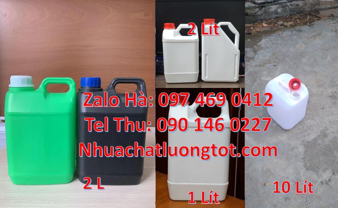 Bán can nhựa 5l có nắp thoát khí đựng nước mắm,can nhựa 2l đựng thực p
