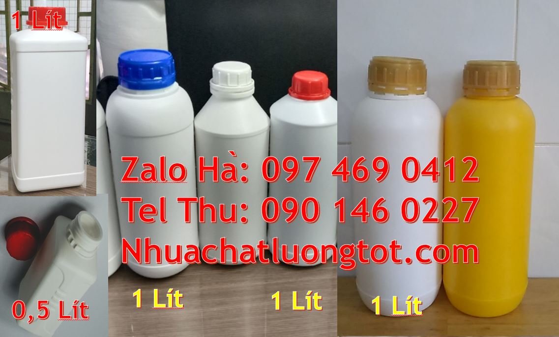 Bán chai nhựa 1l có nắp thoát khí đựng hóa phẩm,chai nhựa 0.5l đựng gi