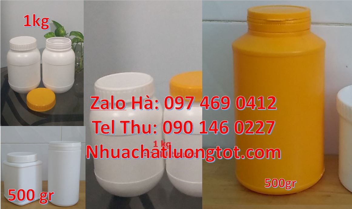 Bán hũ nhựa 100g đựng bánh kẹo mứt,hũ nhựa 250g đựng sữa tắm kem dưỡng