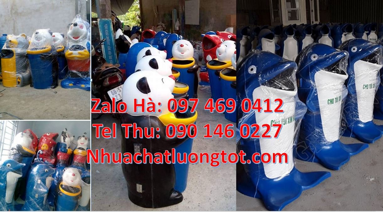 Bán thùng rác hình con thú giá rẻ,thùng rác hình con chuột mickey mới