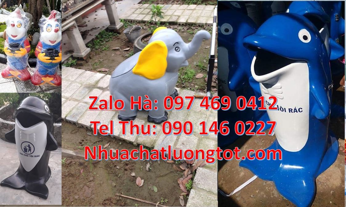Bán thùng rác hình con thú giá rẻ,thùng rác hình con chuột mickey mới