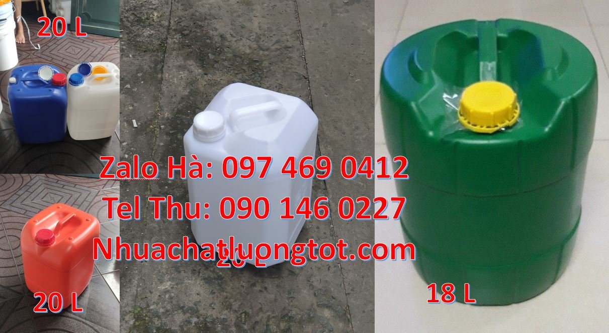 Bán can nhựa lớn có nắp thoát khí, can nhựa 30l đựng thực phẩm giá rẻ