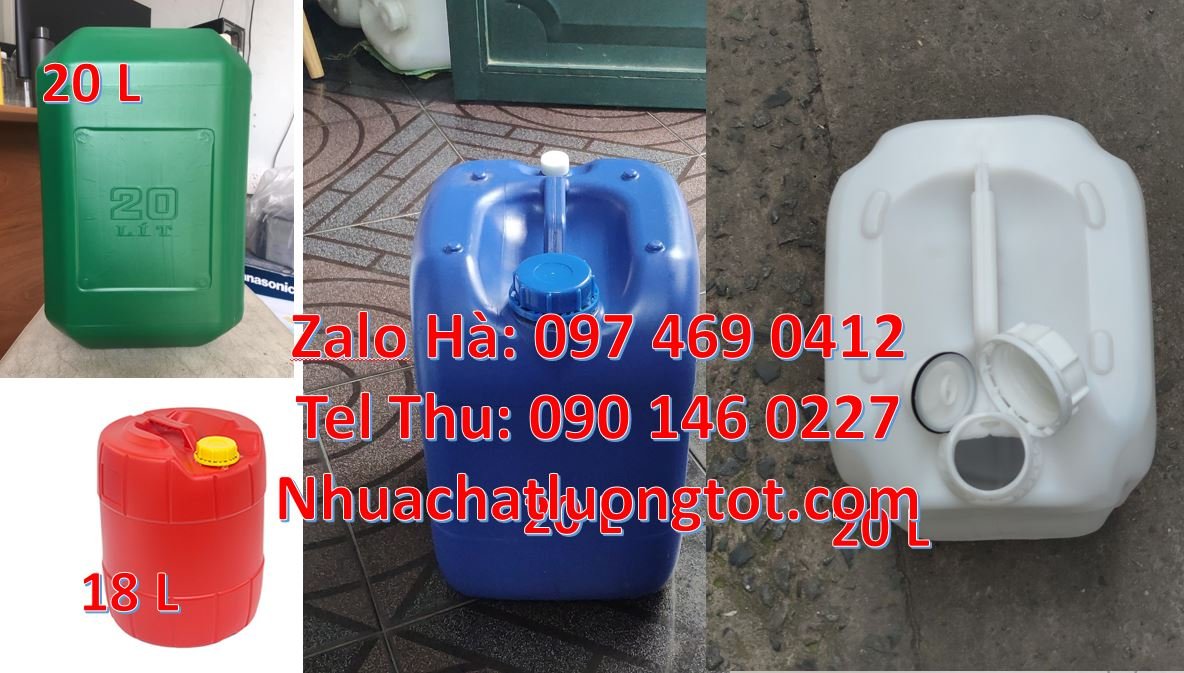 Bán can nhựa lớn có nắp thoát khí, can nhựa 30l đựng thực phẩm giá rẻ
