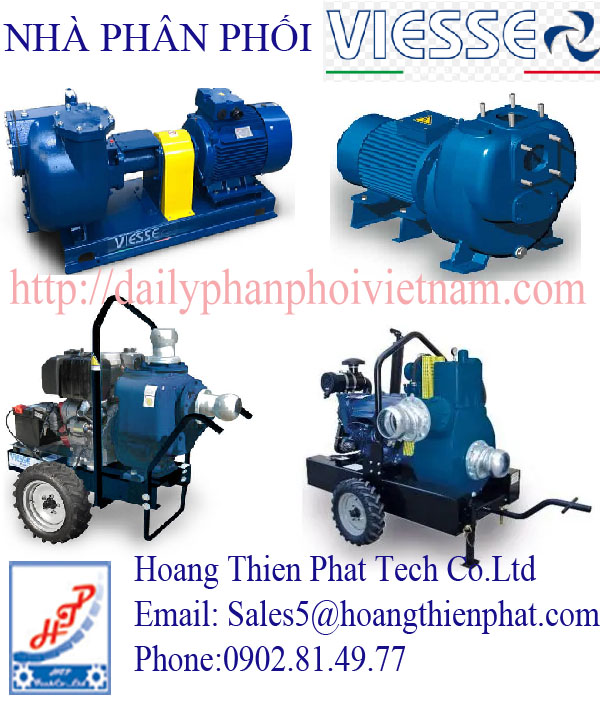 Máy bơm ly tâm Viesse Pompe tại Việt Nam