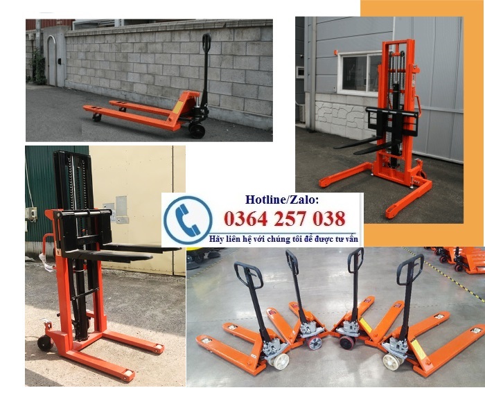 Xe nâng tay: xe nâng tay thấp, xe nâng tay cao nhập khẩu giá rẻ