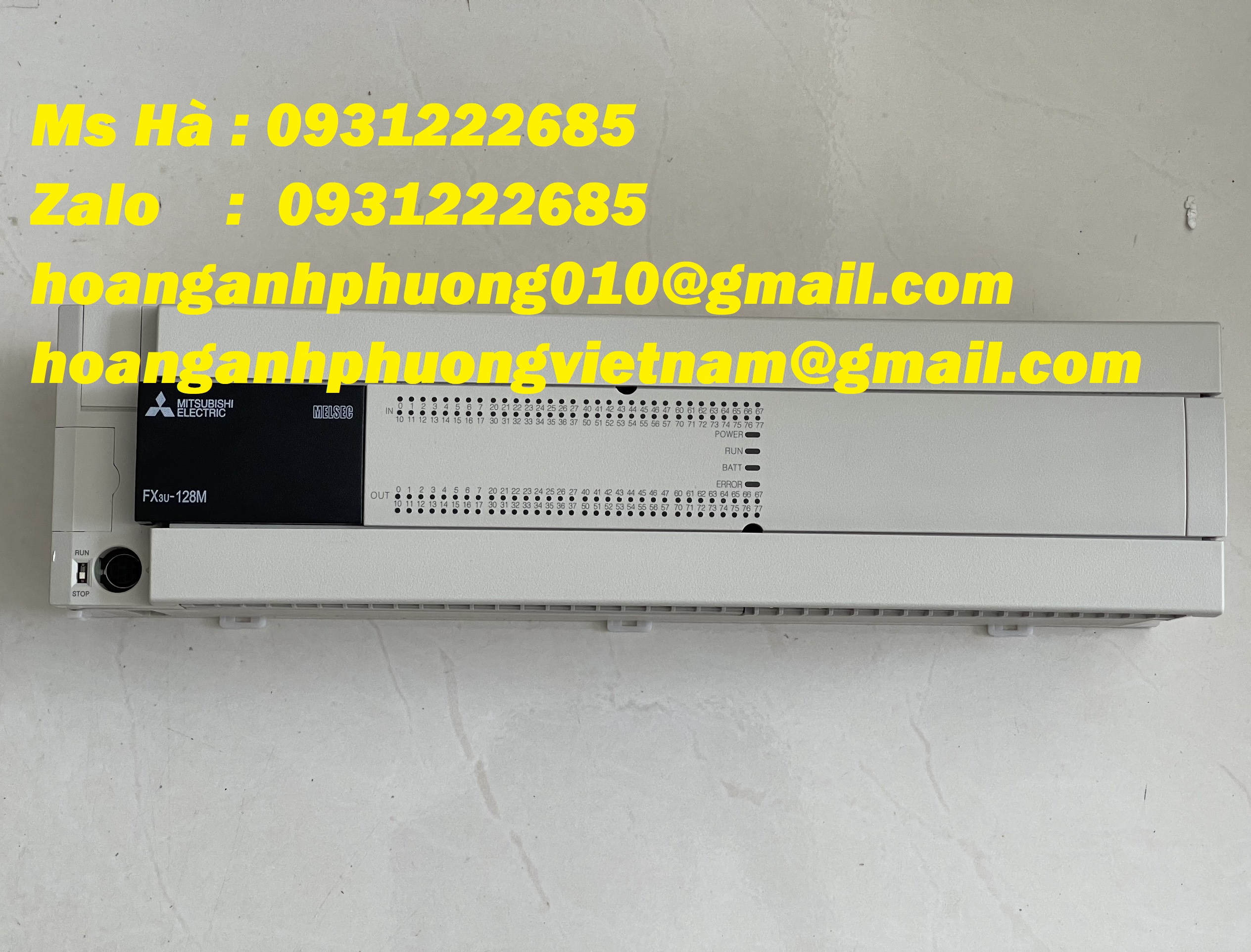 Dòng lập trình PLC mitsubishi giá tốt FX3U-128MR/ES mới 100%