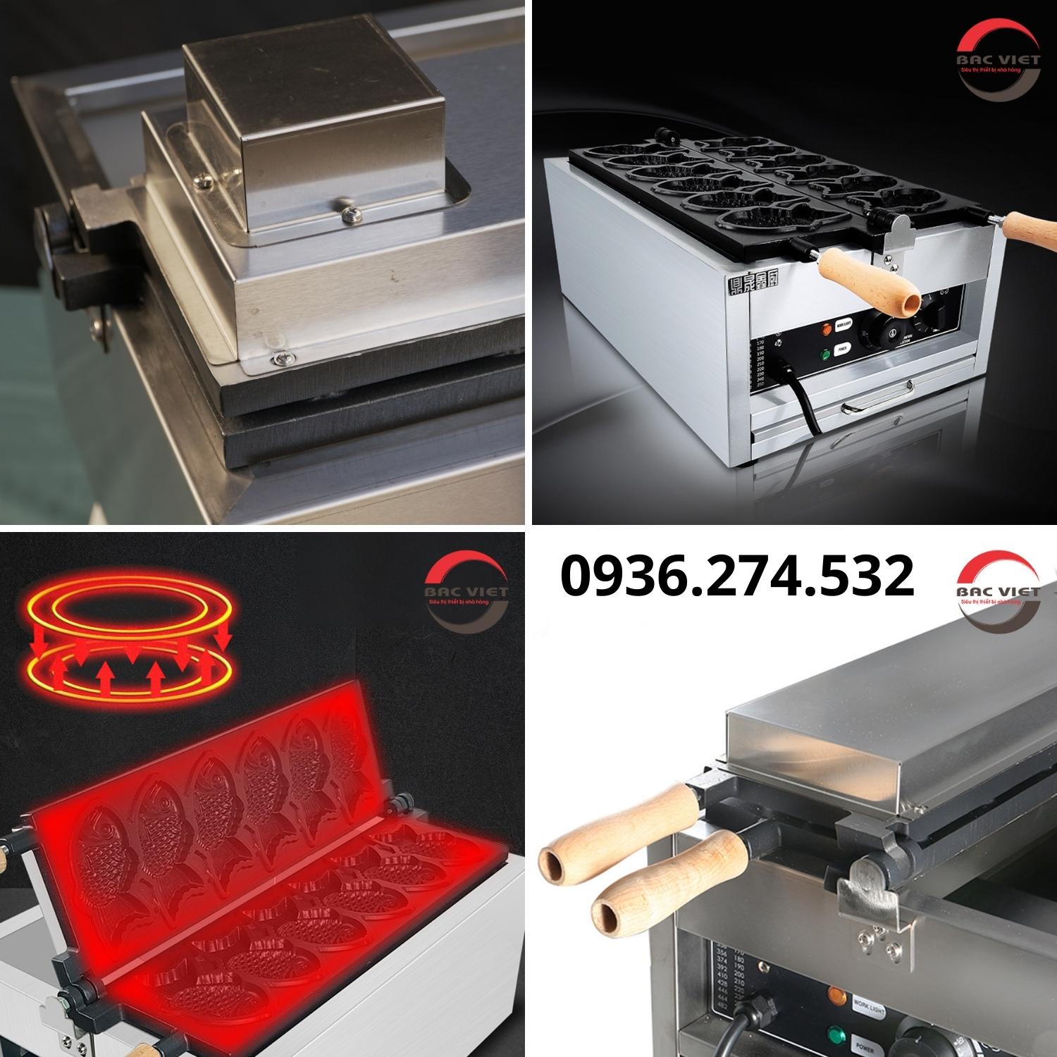 Máy làm bánh cá tay lật - hiện đại và dễ dàng hơn