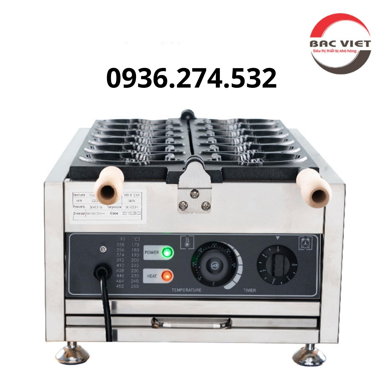 Máy làm bánh cá tay lật - hiện đại và dễ dàng hơn