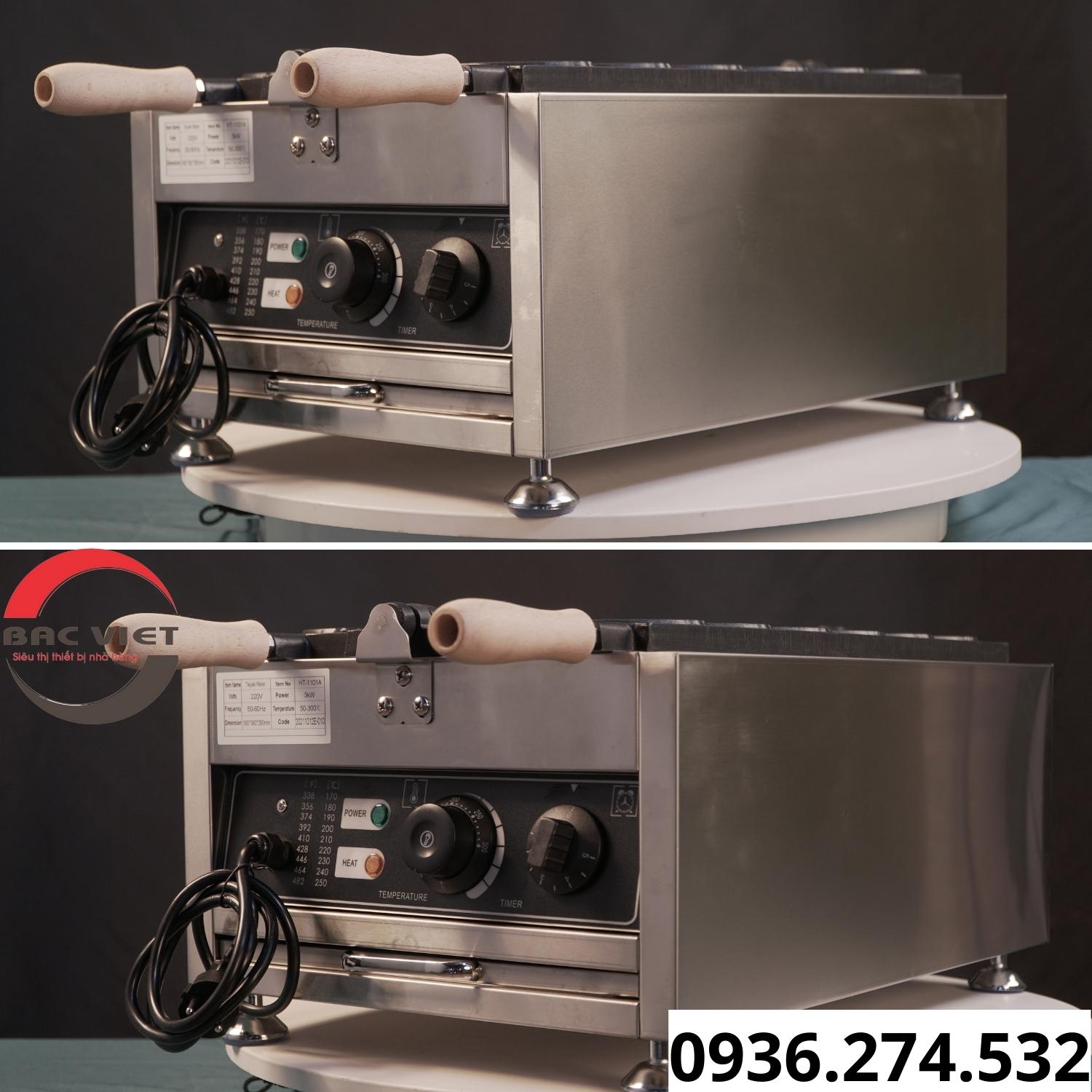 Máy làm bánh cá tay lật - hiện đại và dễ dàng hơn