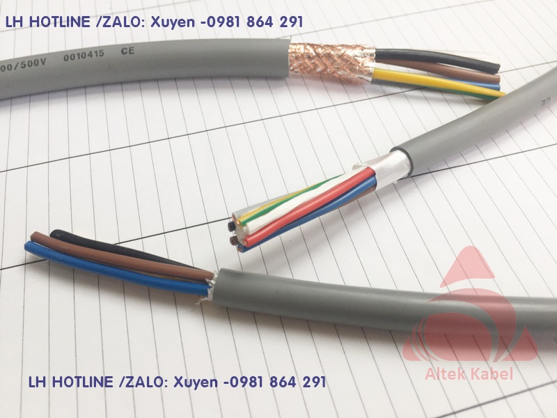 Dây cáp tín hiệu, cáp điều khiển chính hãng Altek Kabel 5C