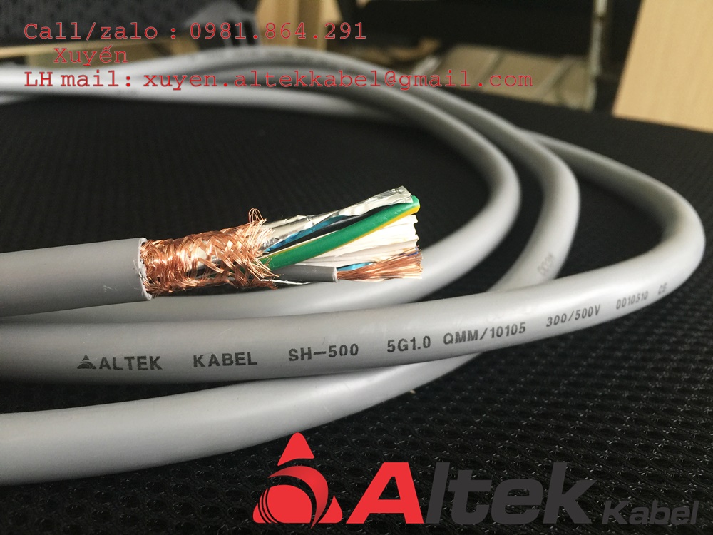 Dây cáp tín hiệu, cáp điều khiển chính hãng Altek Kabel 5C