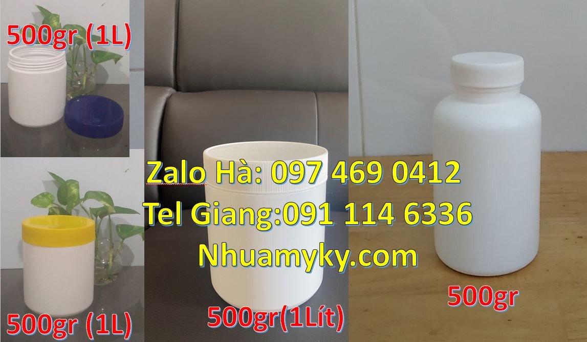 Bán hũ nhựa 1kg đựng sữa tắm dầu gội,hũ nhựa 250g đựng mỹ phẩm kem dươ