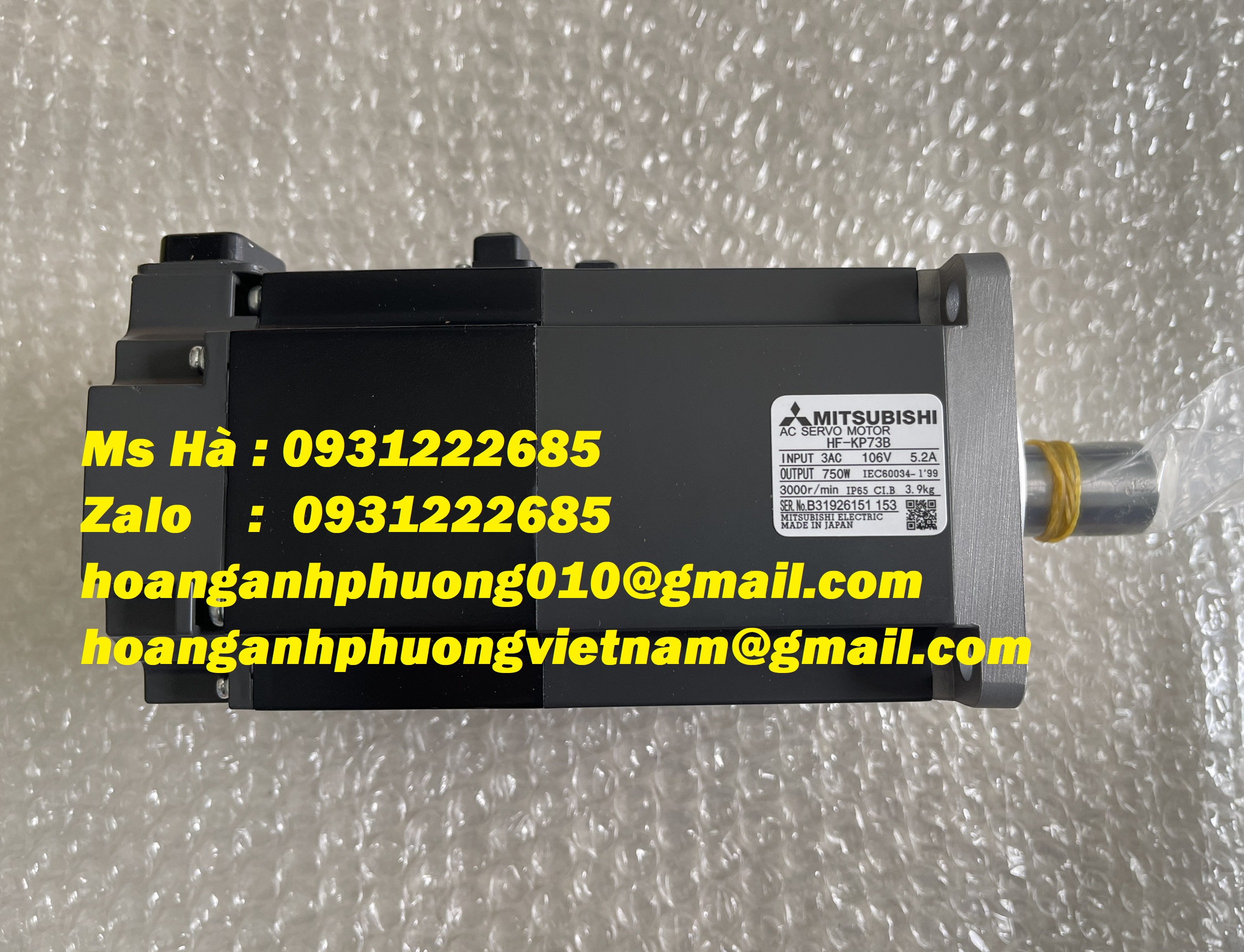 Động cơ có phanh tích hợp HF-KP73B mitsubishi - Toàn quốc