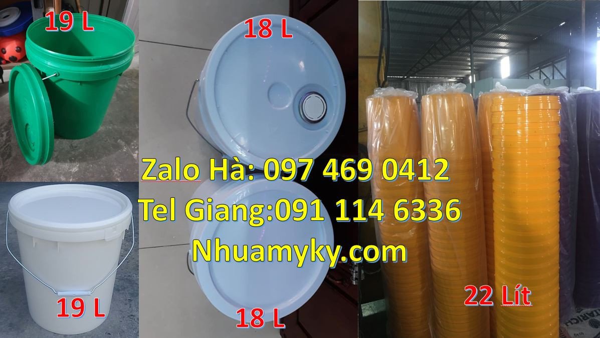 Bán thùng đựng sơn 25l có nắp đậy,thùng sơn 18l có nắp chiết rót rẻ